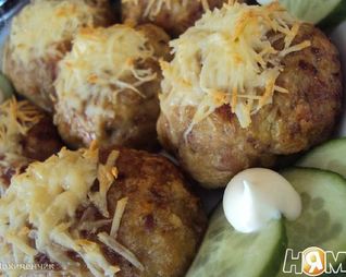 Котлеты под сырной корочкой