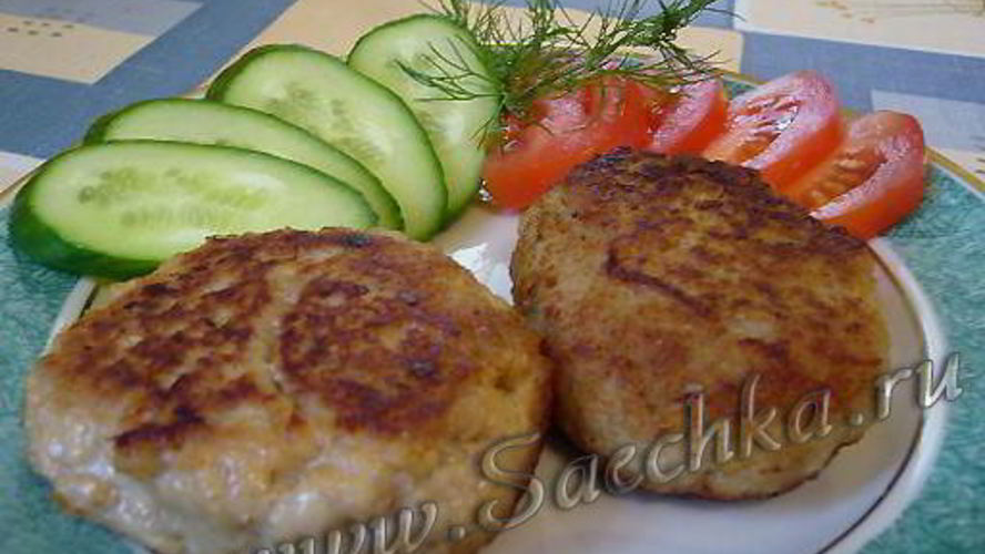 Рецепт котлеты с черным хлебом