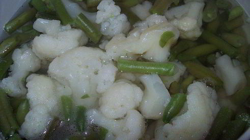 котлеты с фасолью и цветной капустой