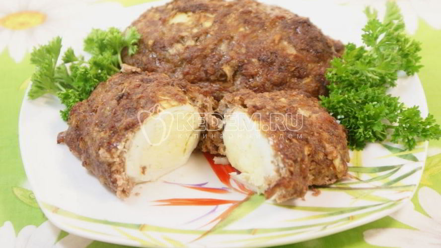 Рецепт котлеты с начинкой