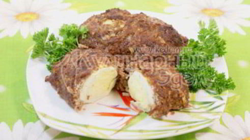 котлеты с начинкой