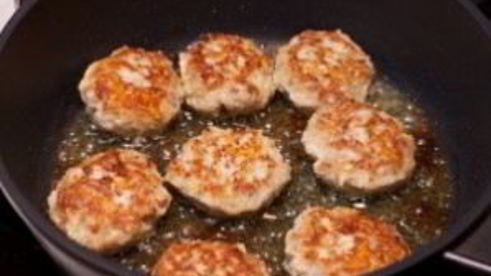 котлеты с сыром внутри