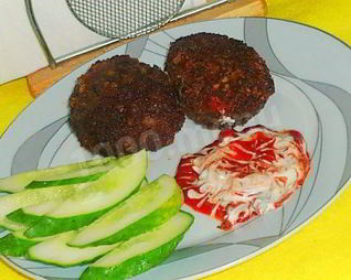 Котлеты в панировочных сухарях