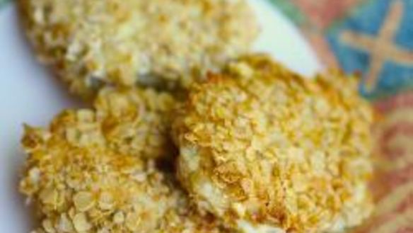 Рецепт Куриные котлетки в панировке из овсянки