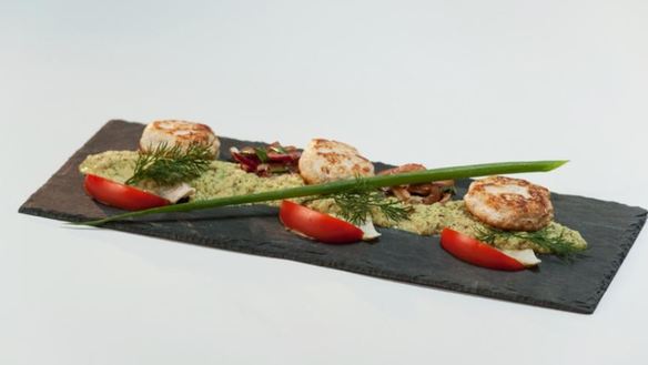 Рецепт Куриные котлеты с картофельным соусом