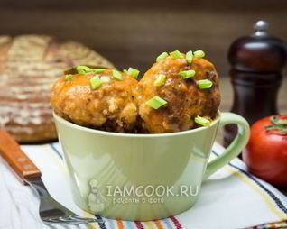 Куриные котлеты с томатной подливкой