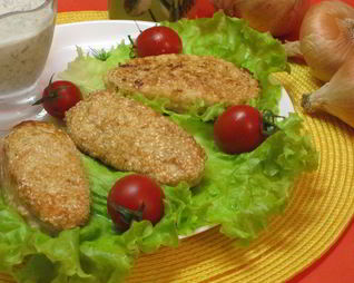 Куриные котлеты Сезам, откройся