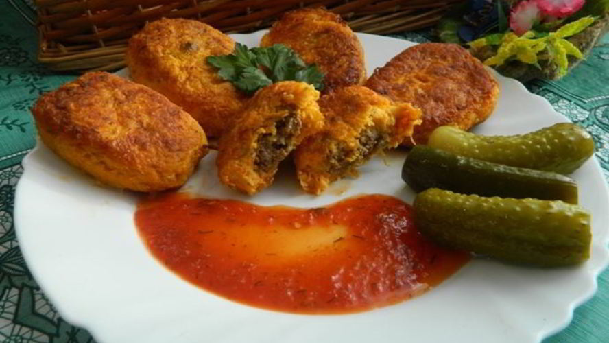 Рецепт морковные котлеты с куриной печенью