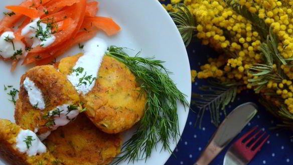 Рецепт Овсяные котлеты с овощами