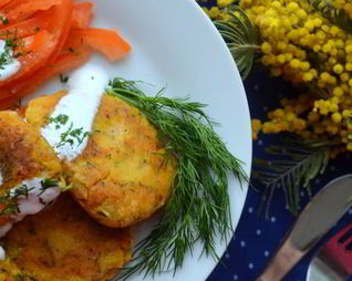 Овсяные котлеты с овощами