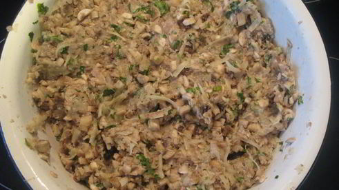 овсяные котлеты с шампиньонами