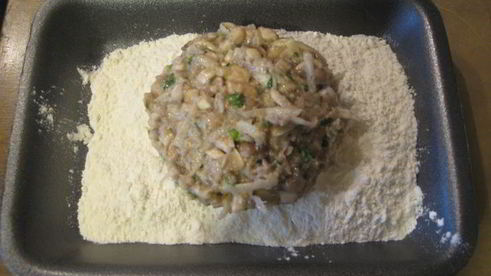 овсяные котлеты с шампиньонами