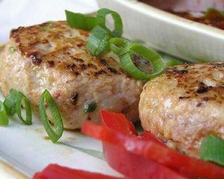 Простые котлеты из куриного филе с грибами