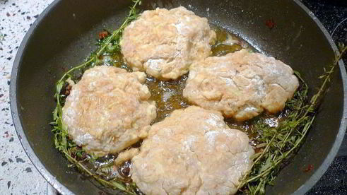 рыбные котлеты из филе минтая