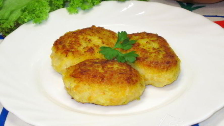 Рецепт рыбные котлеты с тыквой