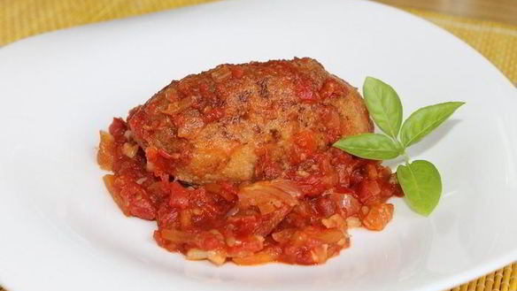 Рецепт Рыбные котлеты в томатном соусе