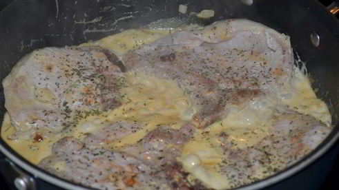 свиные котлеты с горчицей