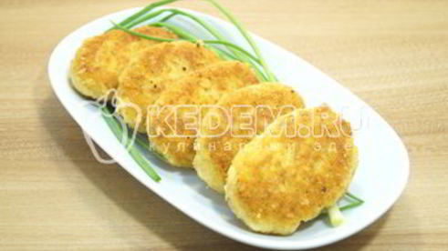 вкусные картофельные котлеты с сыром