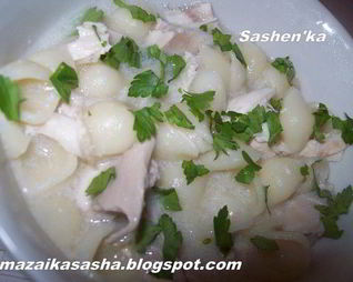 Куриная лапша по-французски