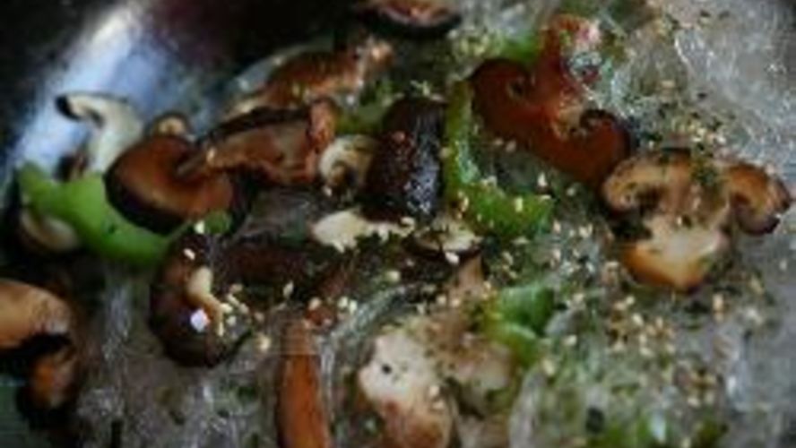 Рецепт лапша с грибами