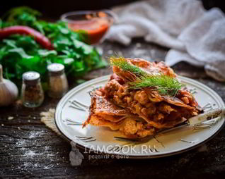 Диетическая лазанья