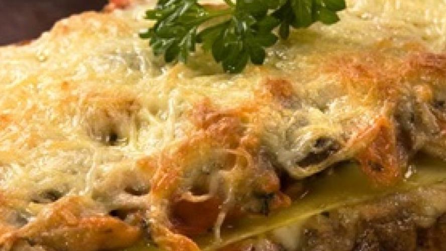 Рецепт грибная лазанья