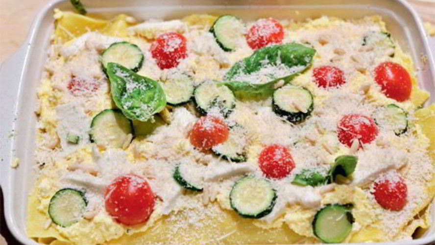 Рецепт лазанья аль песто