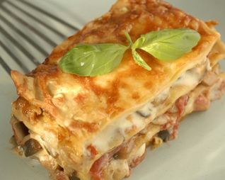 Лазанья из домашнего теста