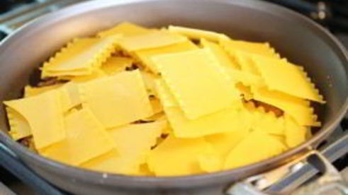 лазанья на сковороде