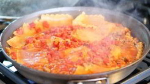 лазанья на сковороде