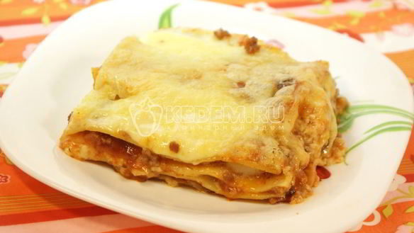 Рецепт Лазанья по-домашнему