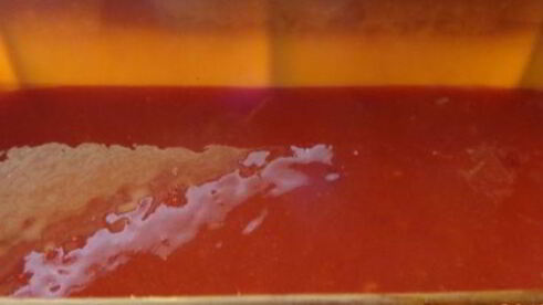 лазанья с баклажанами, рикоттой и моцареллой