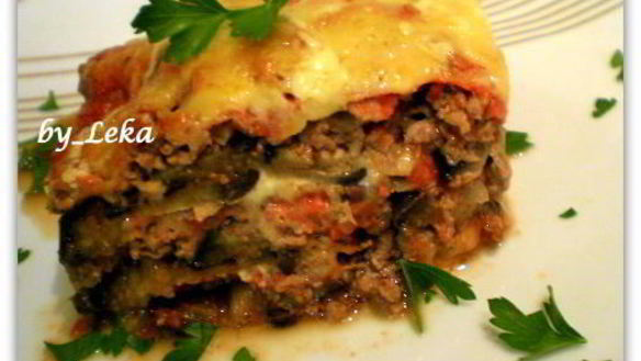 Рецепт Лазанья с баклажанами