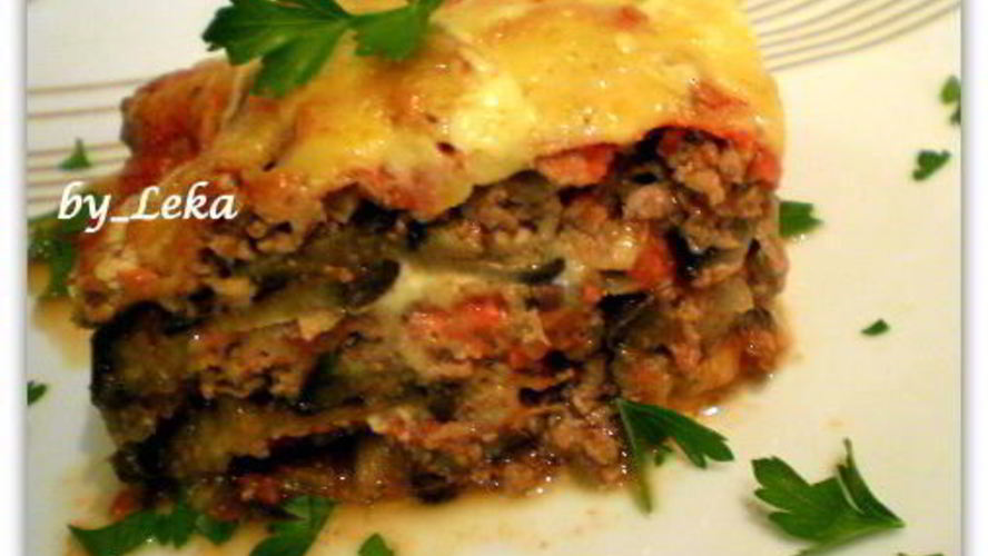 Рецепт лазанья с баклажанами