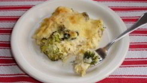 лазанья с брокколи