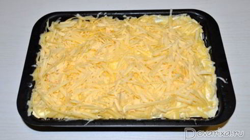 лазанья с фаршем и грибами