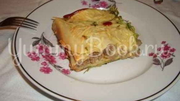 Рецепт Лазанья с фаршем и соусом Бешамель