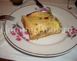 Лазанья с фаршем и соусом Бешамель