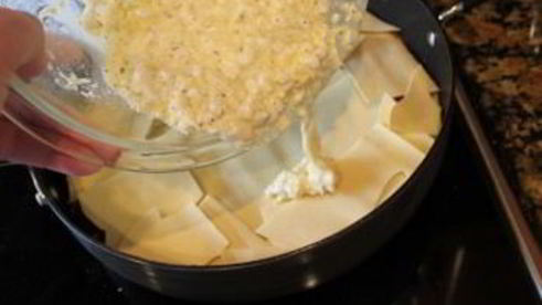лазанья с фаршем и творогом