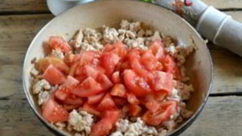 лазанья с фаршем