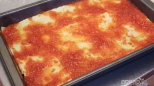 лазанья с готовыми листами