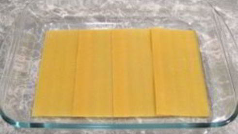 лазанья с грибами и ветчиной