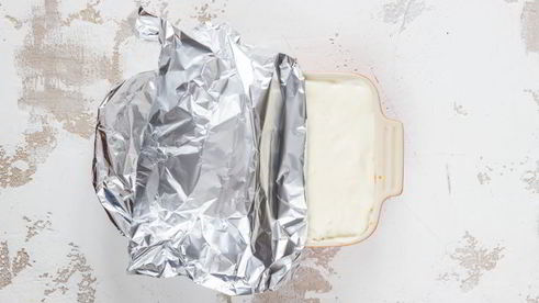 лазанья с грибами, овощами и мясом