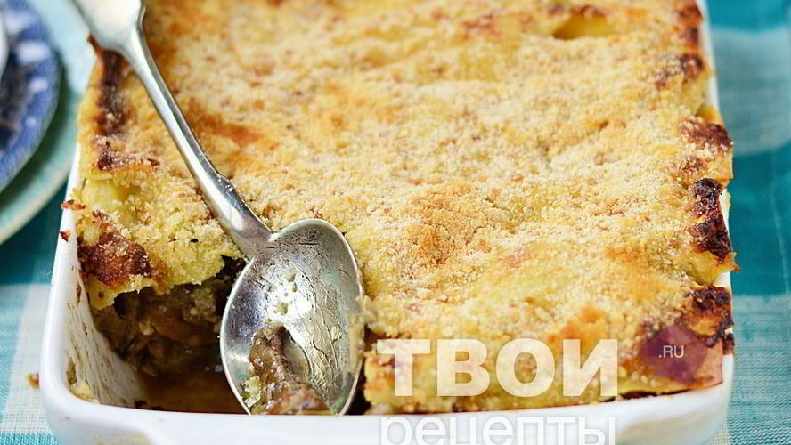 Рецепт лазанья с курицей и грибами