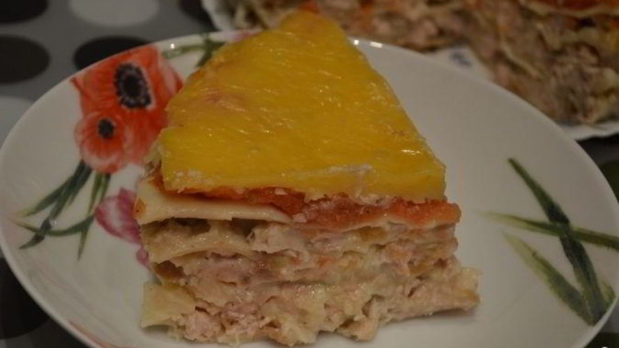 Рецепт лазанья с курицей в мультиварке