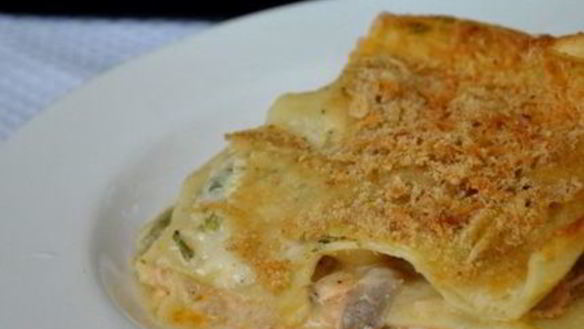 Рецепт Лазанья с морепродуктами