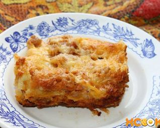 Лазанья с мясным фаршем