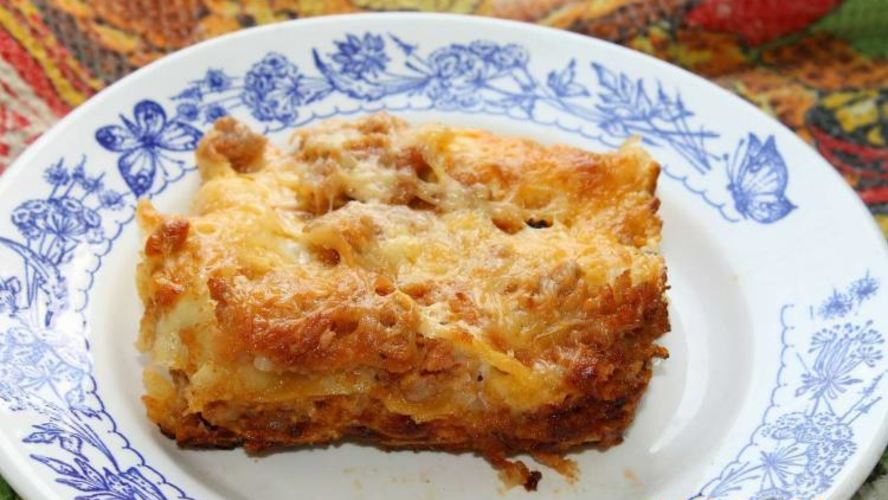 Рецепт лазанья с мясным фаршем