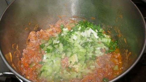 лазанья с мясным фаршем