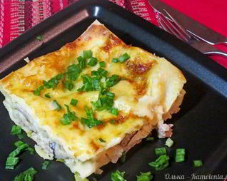 Лазанья с овощами